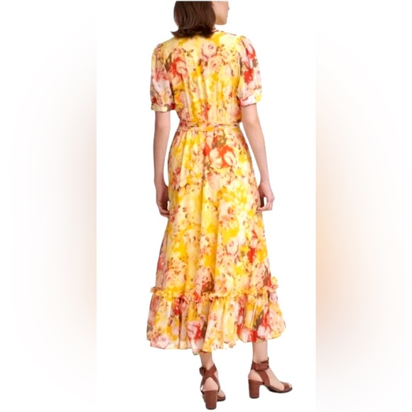 Calvin Klein Maxi dress. Size 2. Womens Floral Print Tea party Maxi Dress - Picture 2 of 14